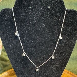 Silver Star Charm Necklace